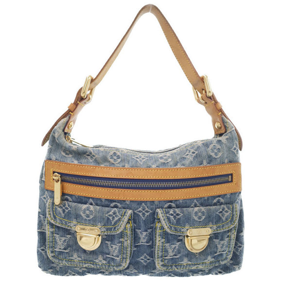 Louis Vuitton Monogram Baggy Bag Shoulder PM Denim - Picture 1 of 8